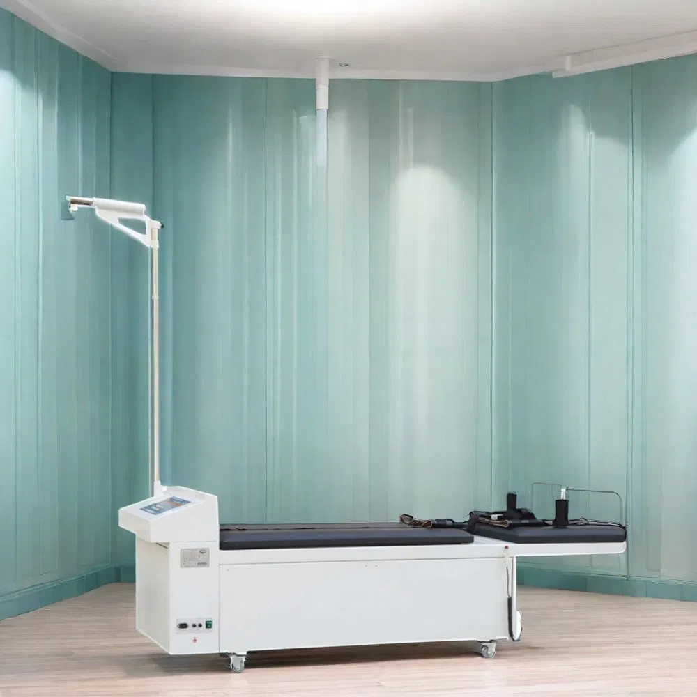 Hdq-00b Physical Therapy Rehabilitation Equipments Cervical Lumbar Traction Bed
