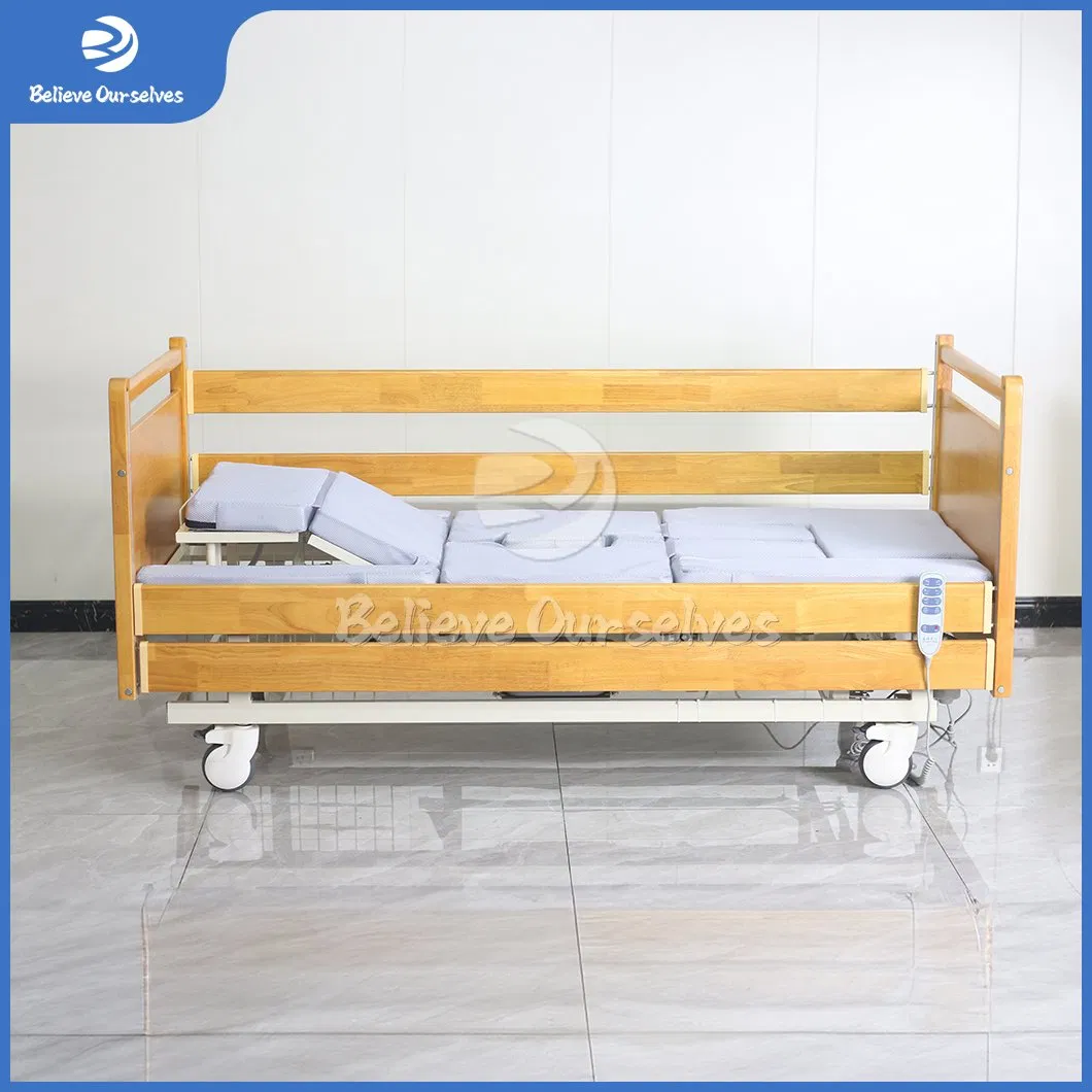 Huaren Nursing Home Care Bed Manufacturing Dh08 China Standard Smart Patient Healthcare Medical Home Nursing Electric Hospital Bed