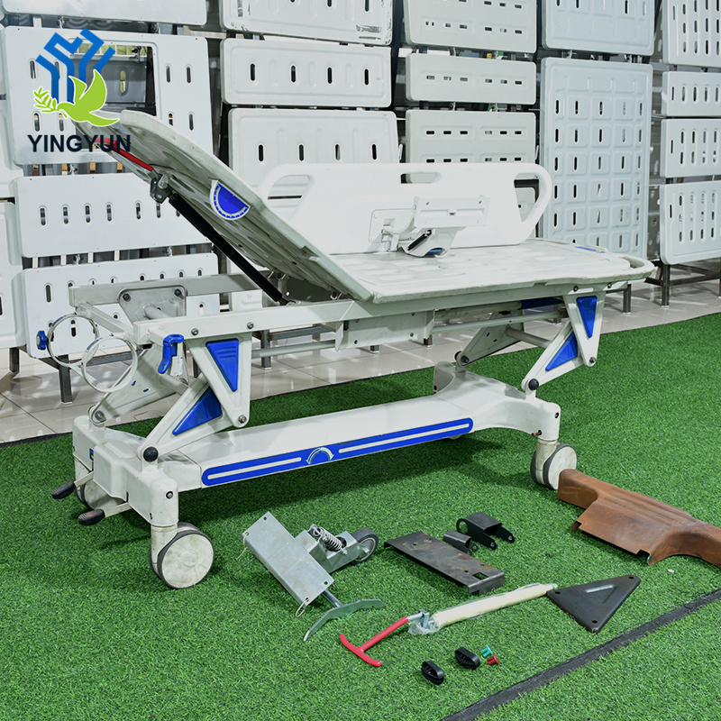 Wholesale Hospital Furniture Emergency Bed Patient Transfer Stretcher Trolley with Accessories