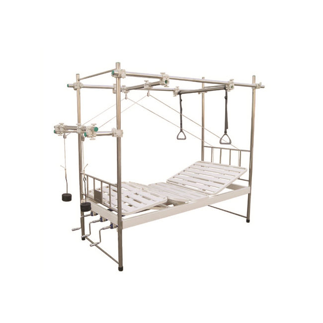 Manual Adjustable Orthopedic Traction Bed for Patient Rehabilitation