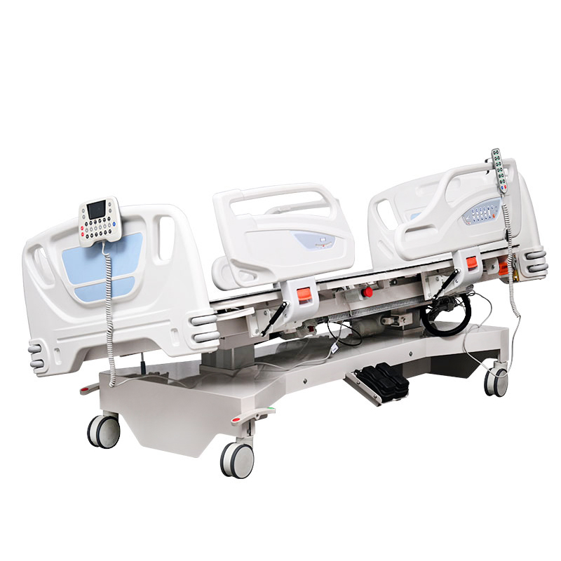 Electric Adjustable Height ICU Bed for Critical Care Patients in Hospitals
