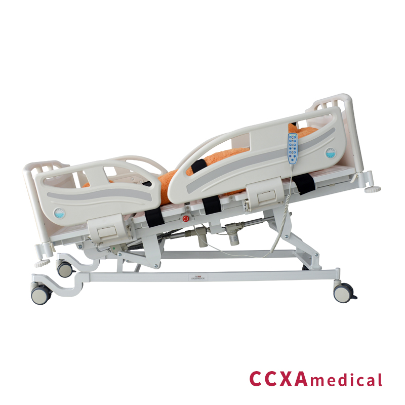 Sturdy Hydraulic 7 Function Electric Jiechang Motor Powder-Coated Steel Stable Hospital Bed