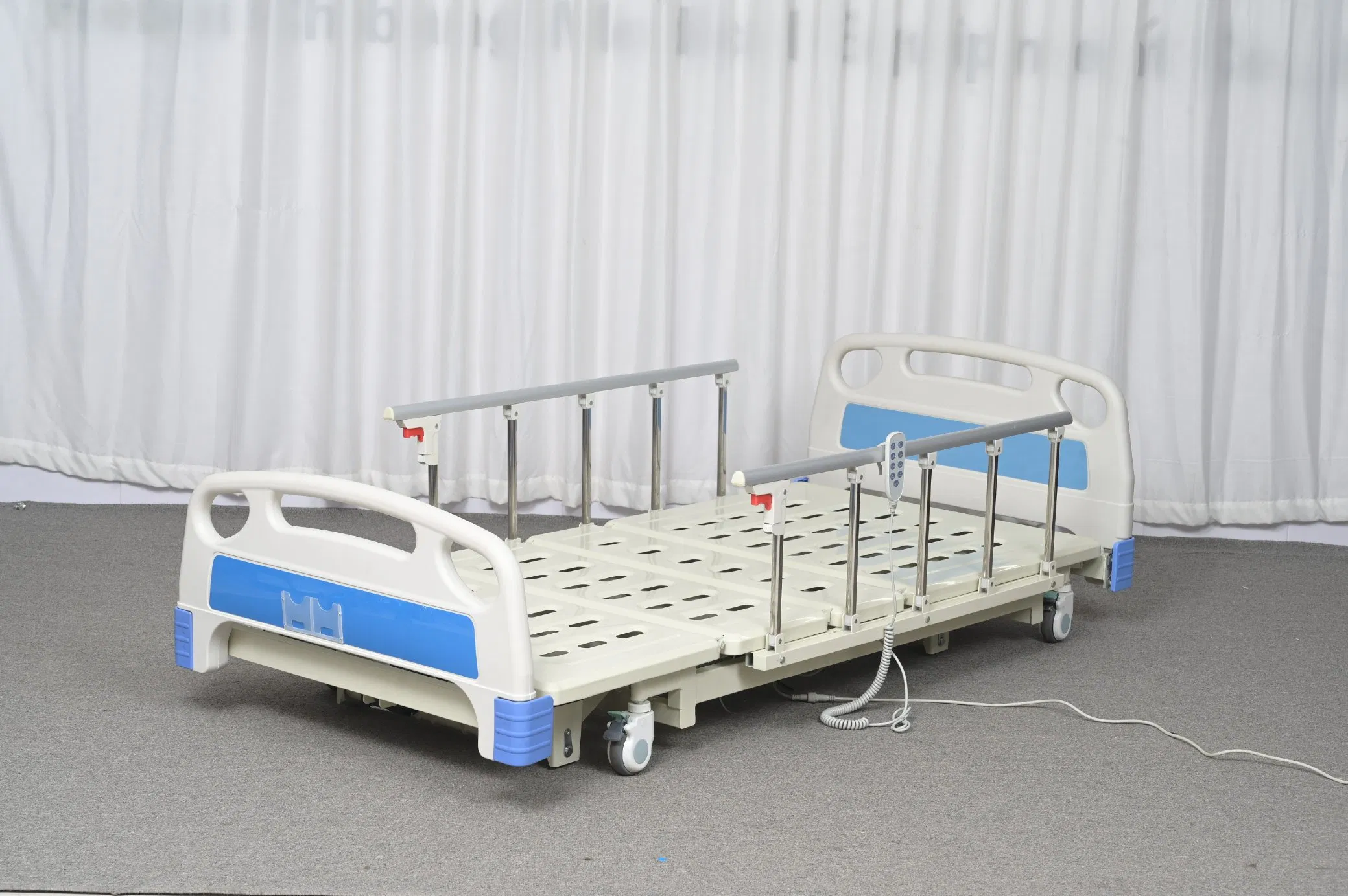 [Ki-E03G] Kaiimed Super Low to 300mm Type Electric 3 Functions Medical Hospital Bed for Patients Ward and Elder Easy Self-Care