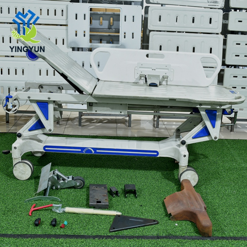 Medical Guardrails Patient Transfer Stretcher Trolley Hospital Emergency Rescue Bed