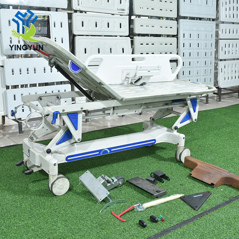 Wholesale Hospital Furniture Emergency Bed Patient Transfer Stretcher Trolley with Accessories