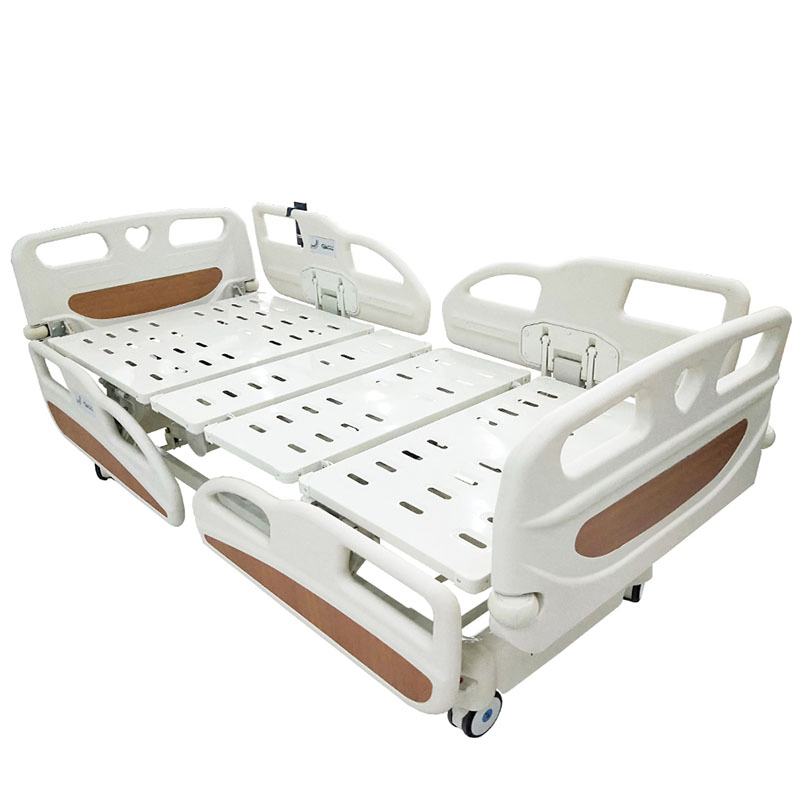 Medical Healthcare Furniture Factory Wood Manual Folding Ewidened Electric Home Nursing Bed