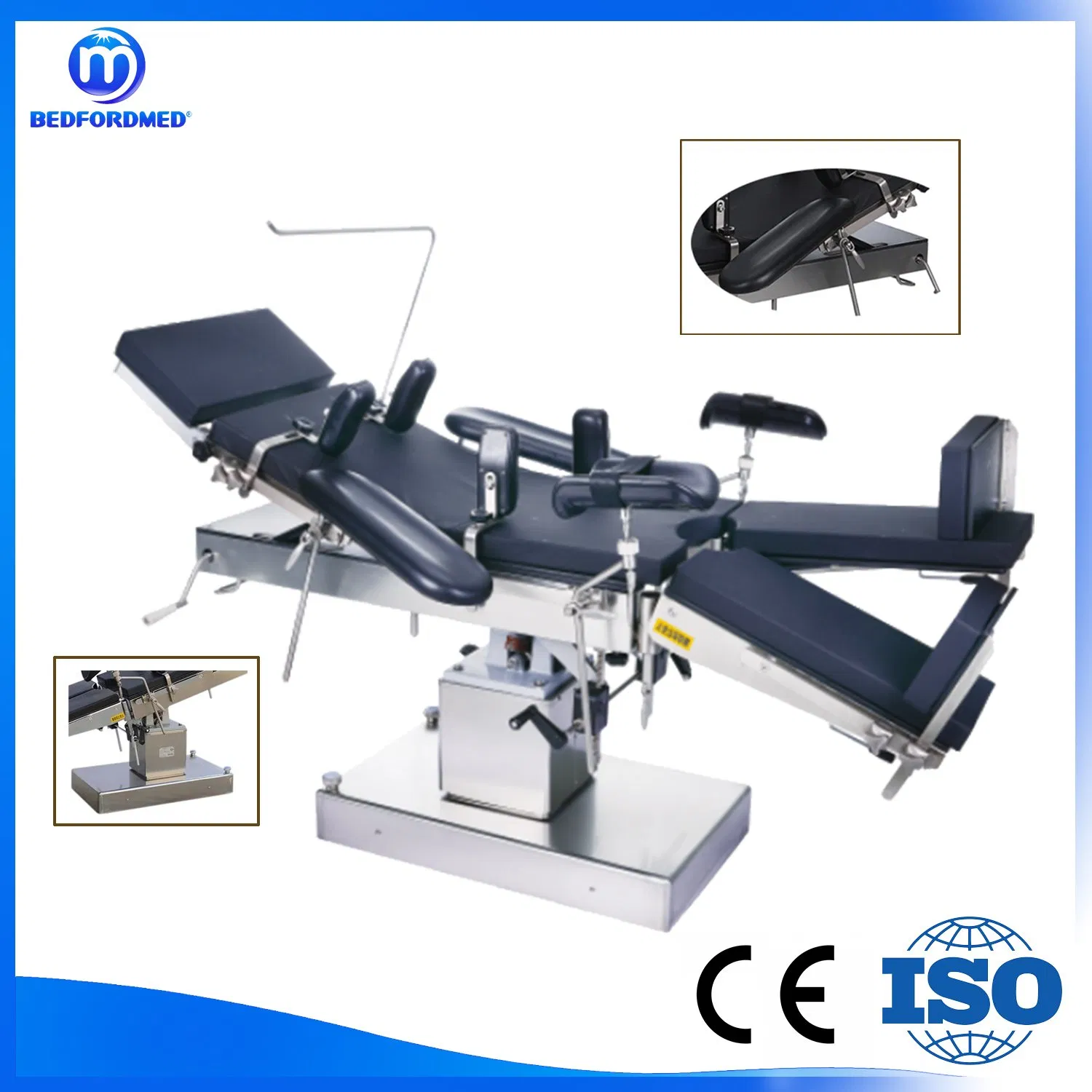 Manual Hydraulic 3002 Operation Table Hospital Leg Section Adjustable Operation Bed