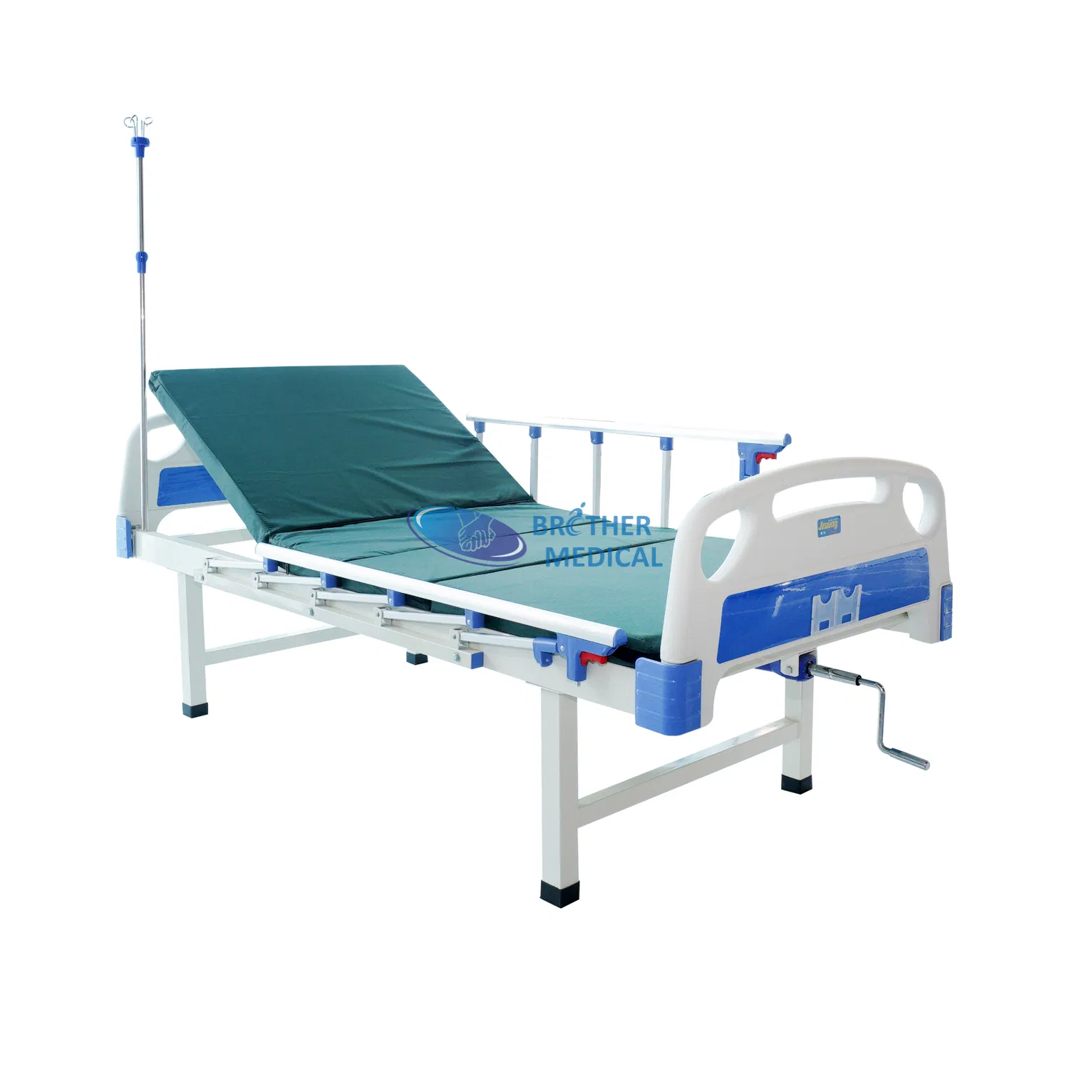Anti-Rust 4 Function Manual Orthopedic/Traction Electric Hospital Furniture Equipment Hospital Bed with Rehabilitation Pole