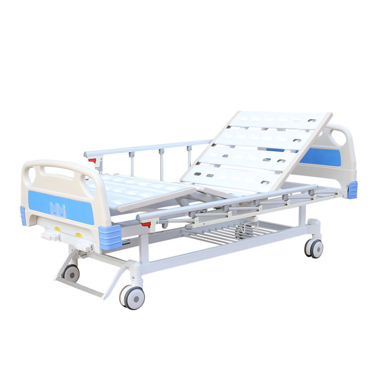 Two Cranks 2 Functions Manual Hospital Medical Bed for Patients