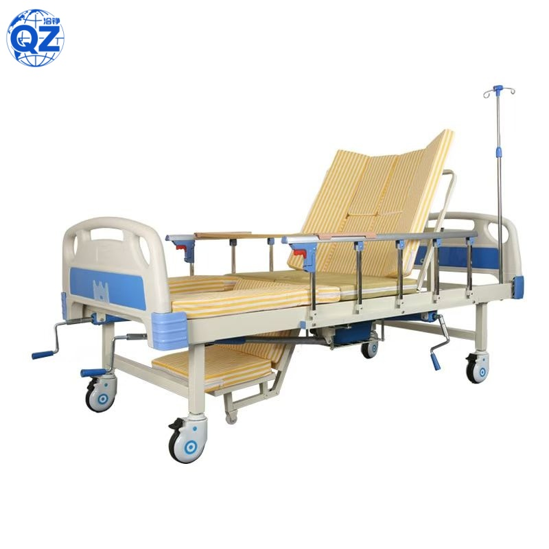 Single Double Shake Nursing Bed Household Multifunctional Hospital Beds Turn-Over Lifting Feature Rehabilitation Therapy Metal