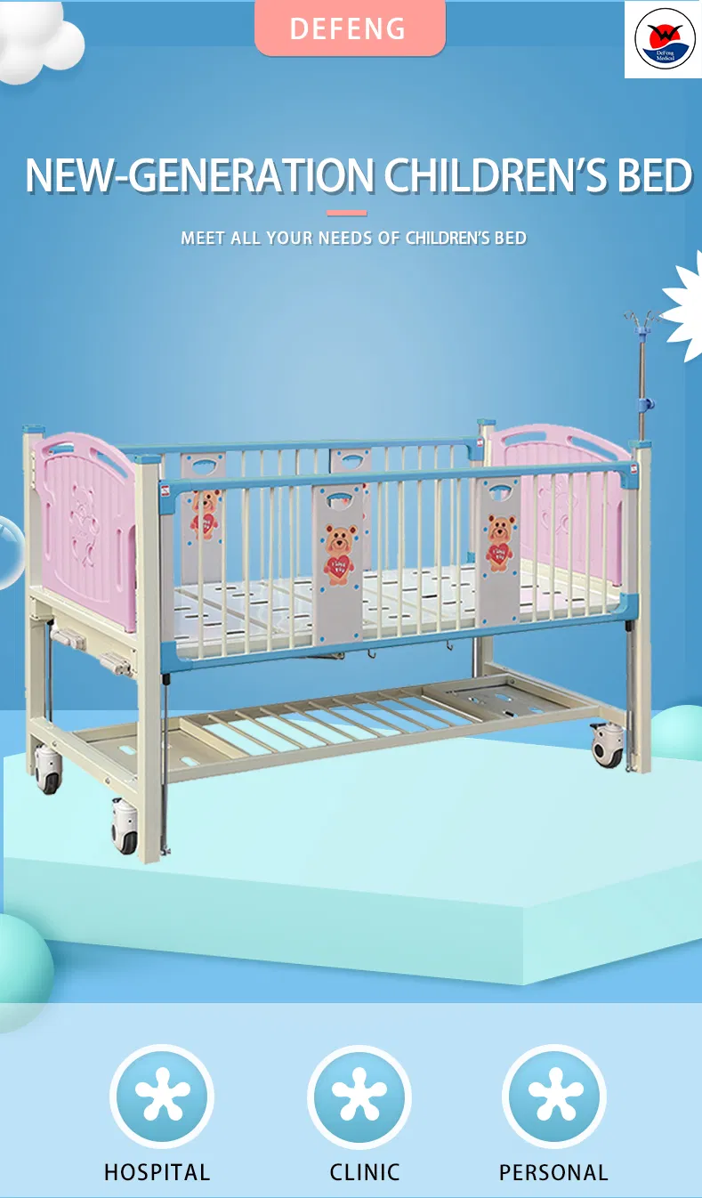 Double Cranks Pediatric Bed