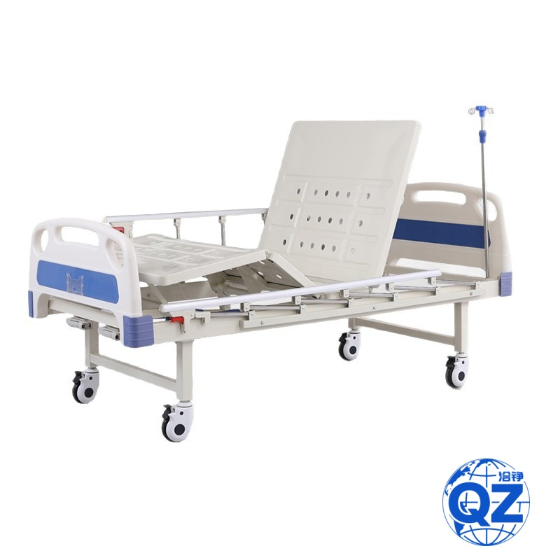 Single/Double Rocking Ward, Nursing Home Bed, Outpatient Bed, Three-Fold Adjustable Backrest and Leg Lift Bed, Hospital Bidding Medical Bed