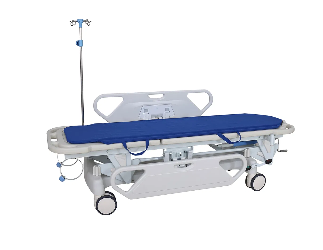 Emergency Treatment Patient Transfer Trolley Medical Folding Adjustable Ambulance Patient Transfer Emergency Bed