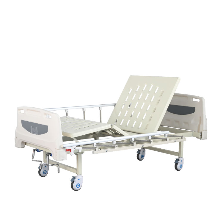 Two Cranks 2 Functions Manual Hospital Medical Bed for Patients