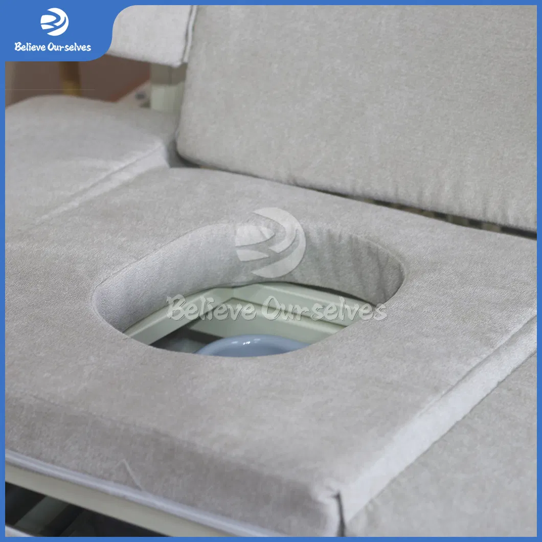 Huaren Medical Physical Therapy Equipment China Factory Dh03-1 Partner Nursing Bed Wooden Backrest Best Hospital Bed for Home Care for Home Rehabilitation