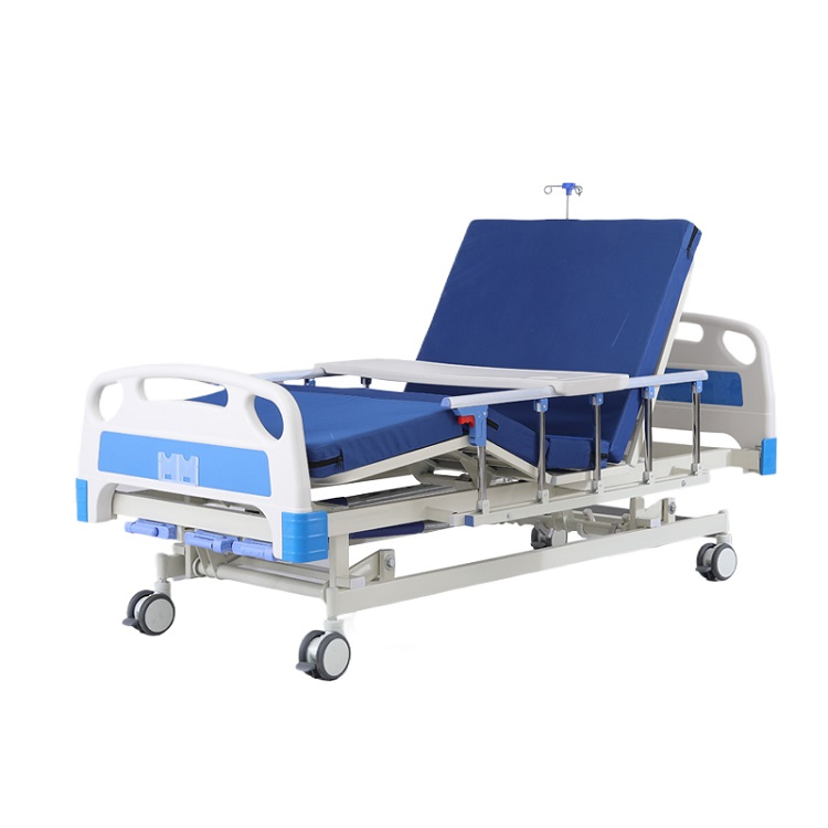 Factory Price Adjustable Height Three Crank Hospital Bed for Patients