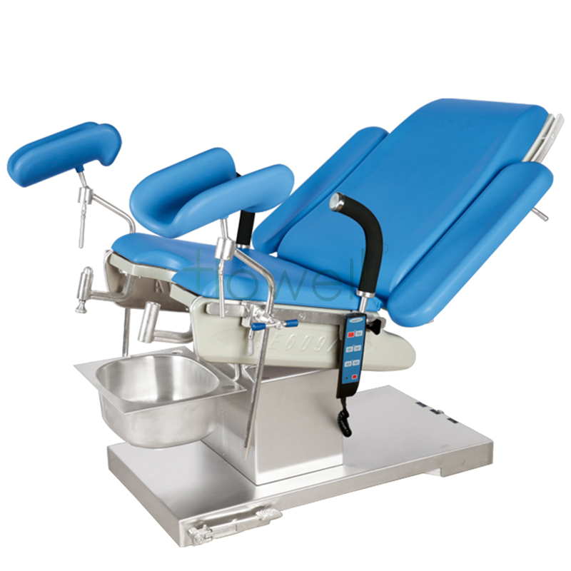 Comfortable and Convenient Medical Electric-Hydraulic Gynecology Urology Examination Bed Clinic Hospital Ot