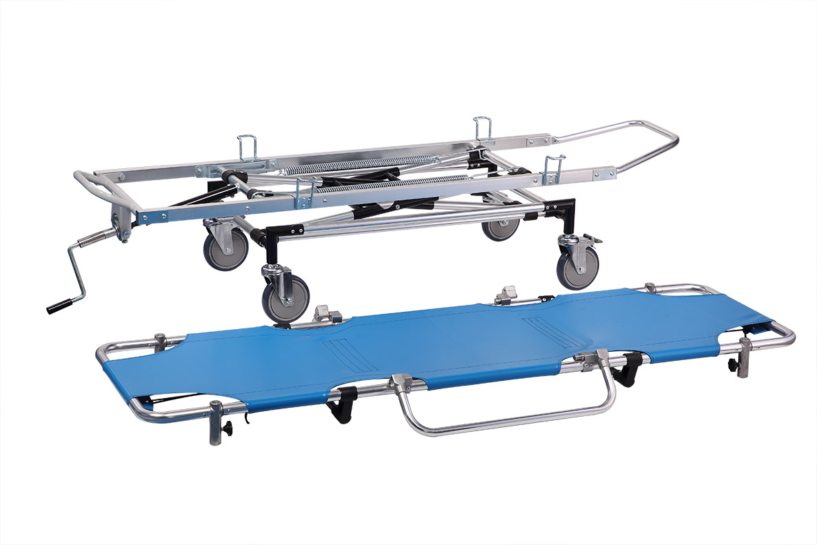 Medical Device Emergency Room Beds for Patient Transfer Trolley Car Transport Rescue Bed