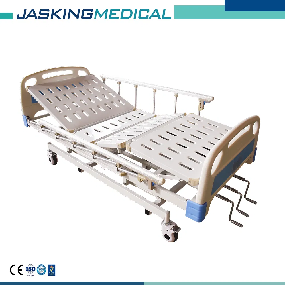 Hospital Furniture Manual 3 Crank Medical Bed