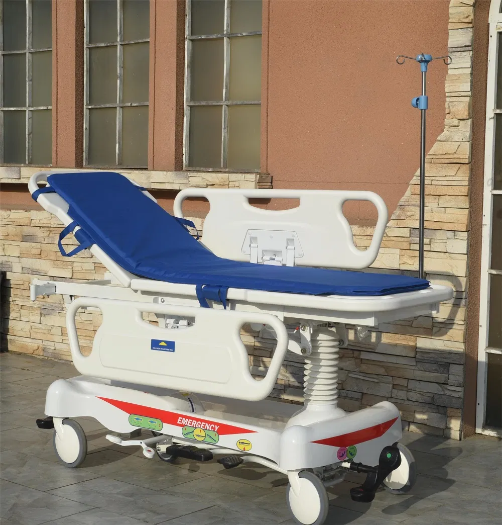 Medical Equipment Factory Wholesale Medical Emergency Transport Stretcher Transfer Trolley Hospital Bed