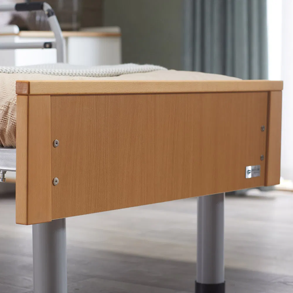 Premium Adjustable Wooden Electric Bed for Home Care Comfort