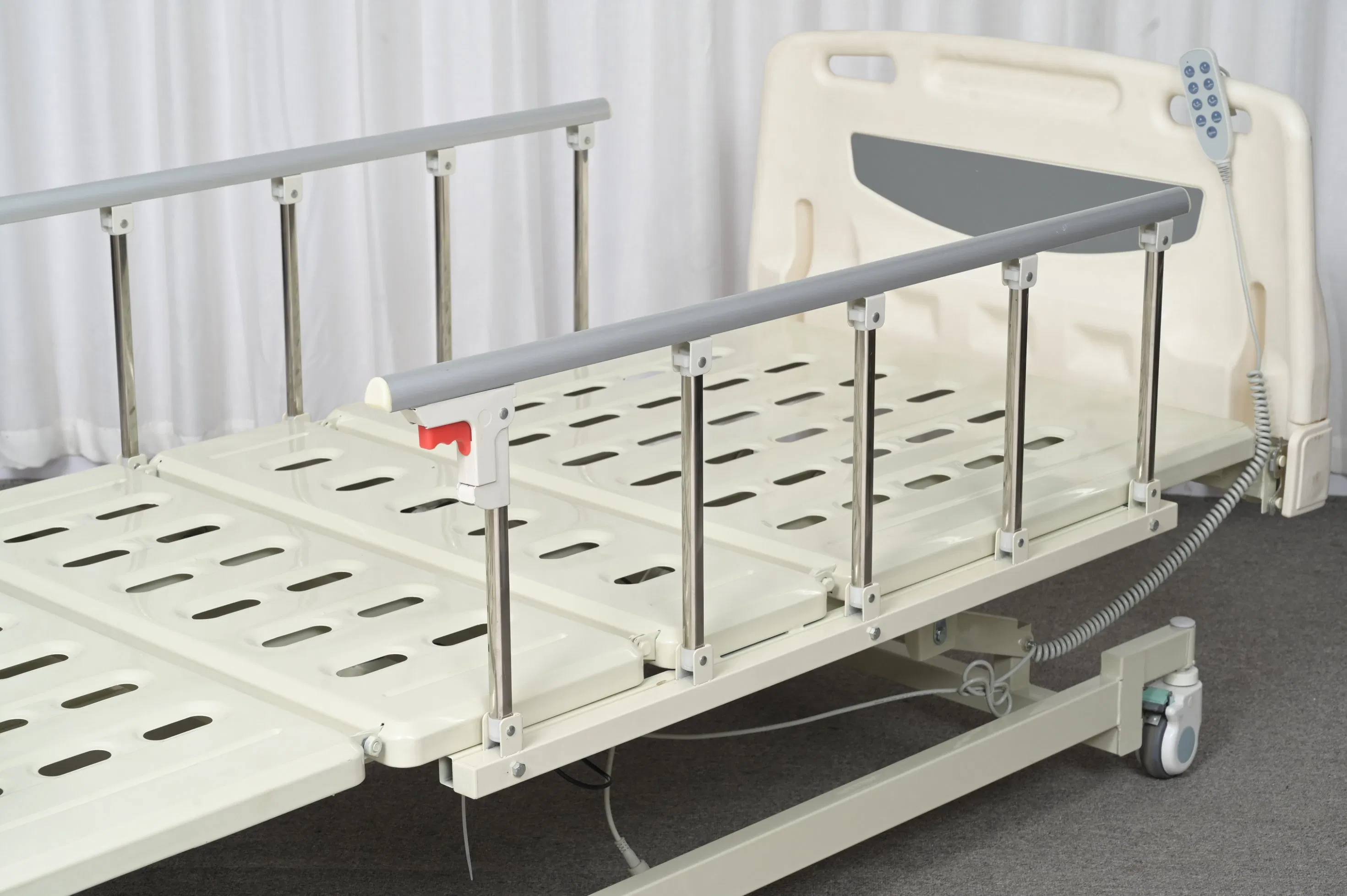 [Ki-E03G] High Quality Super-Low Electric Three Functions Clinic Patient Medical Hospital Bed for Elder Care