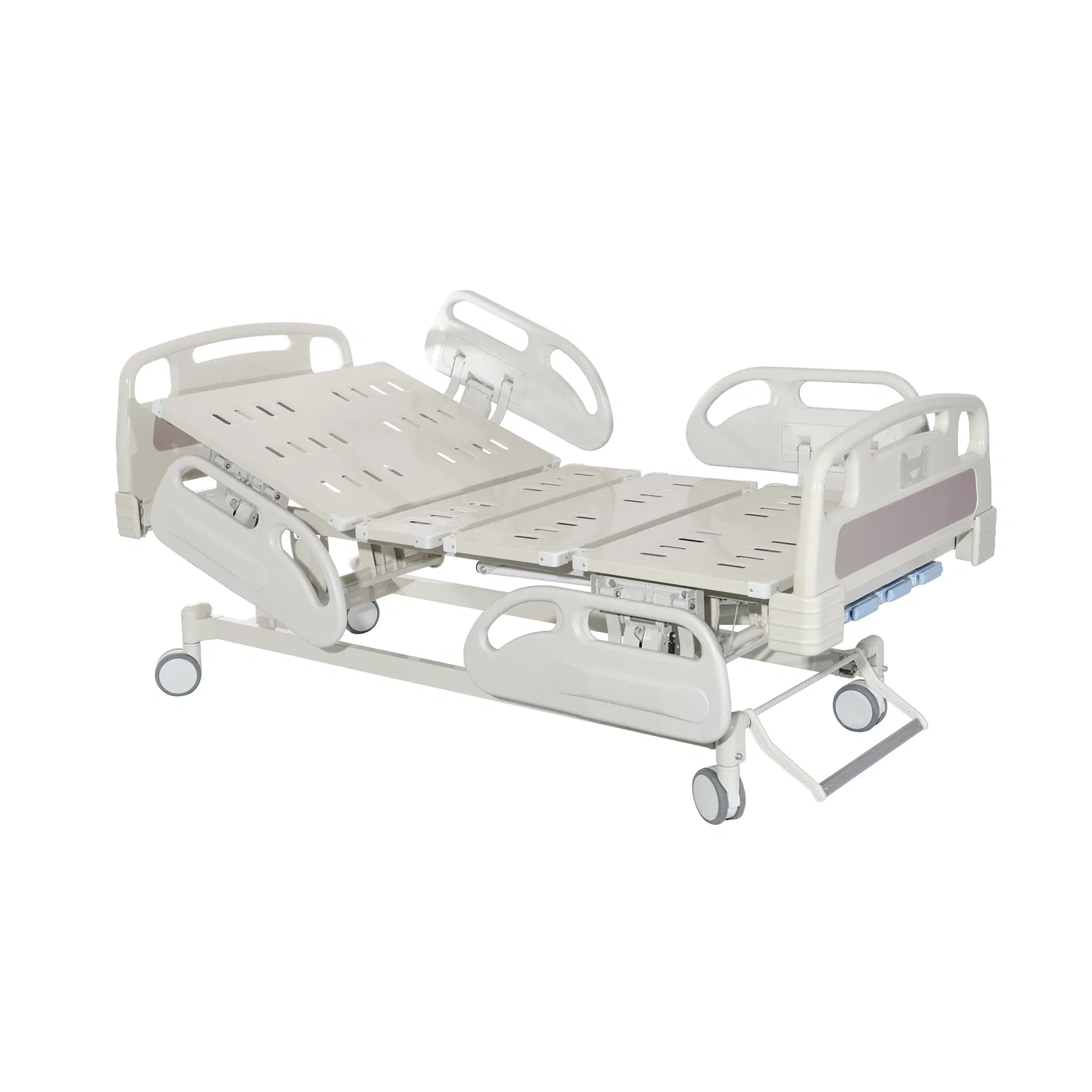 China Medical Supply Hospital Manual Bed with Three Cranks