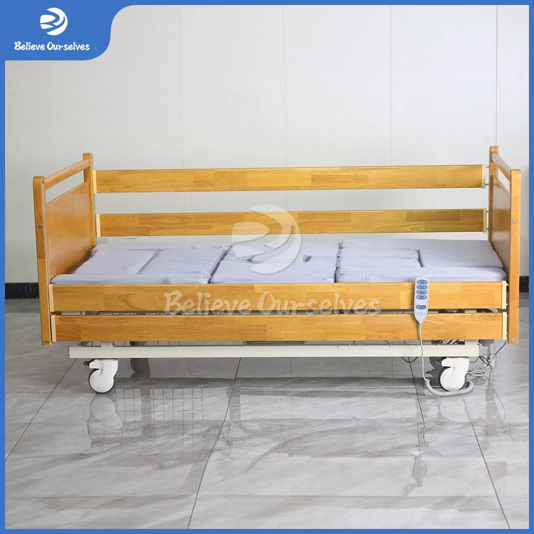 Huaren Nursing Home Care Bed Manufacturing Dh08 China Standard Smart Patient Healthcare Medical Home Nursing Electric Hospital Bed
