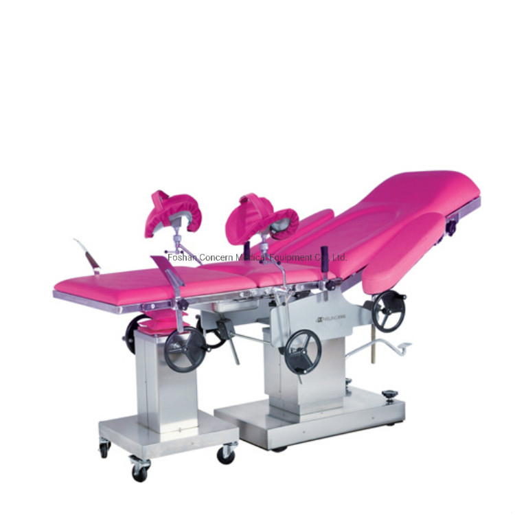 Medical Hospital Manual Hydraulic Gynaecology Obstetric Delivery Bed