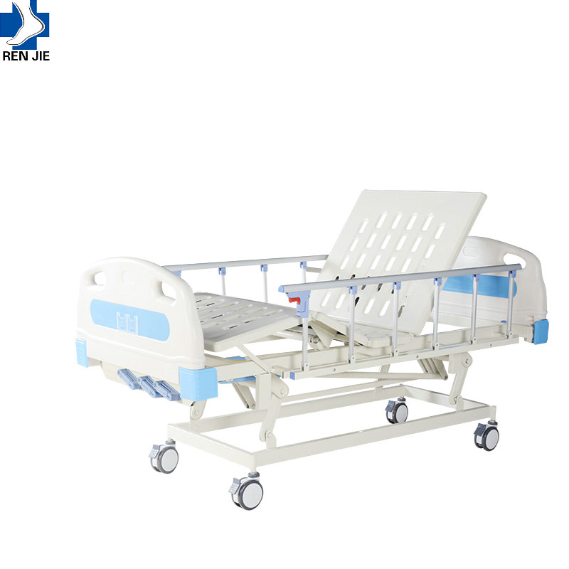 Manual Patient Trolleys Medical Folding Adjustable Ambulance Patient Transfer Emergency Bed