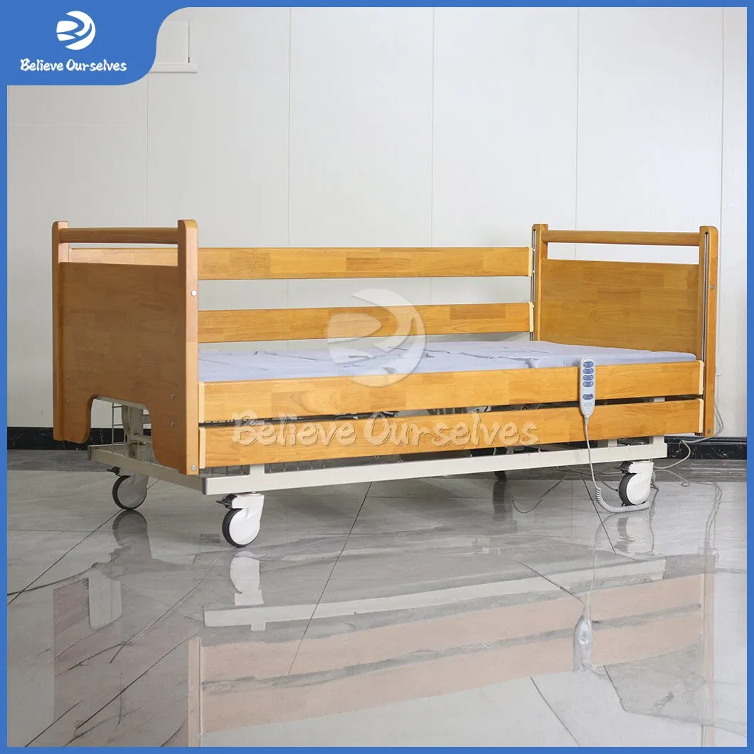 Huaren Nursing Home Care Bed Manufacturing Dh08 China Standard Smart Patient Healthcare Medical Home Nursing Electric Hospital Bed