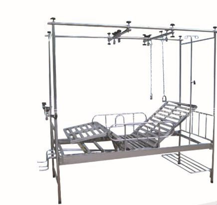 Medical Appliances Multifunction 4 Cranks Manual Hospital Orthopedics Traction Bed