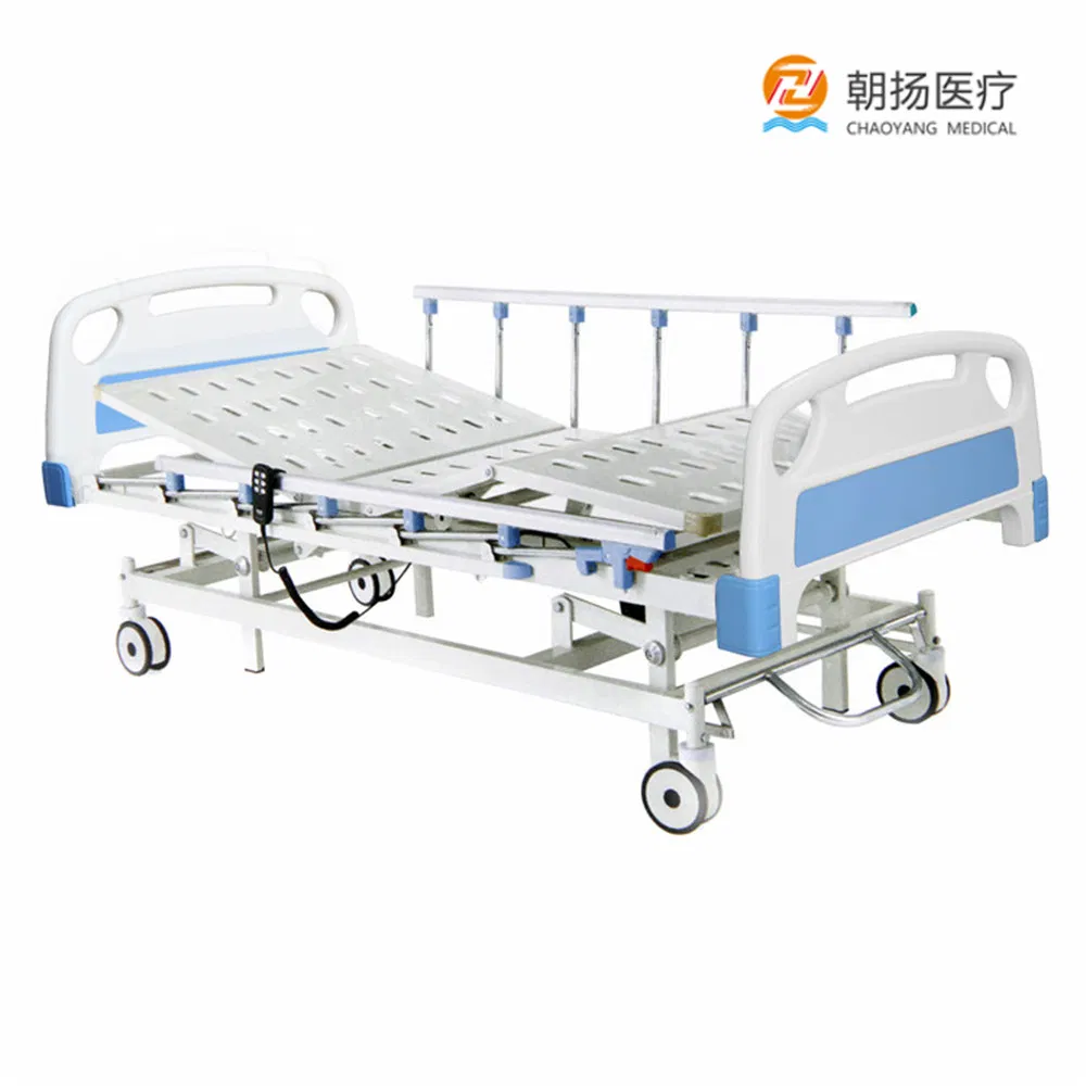 Three function electric hospital bed
