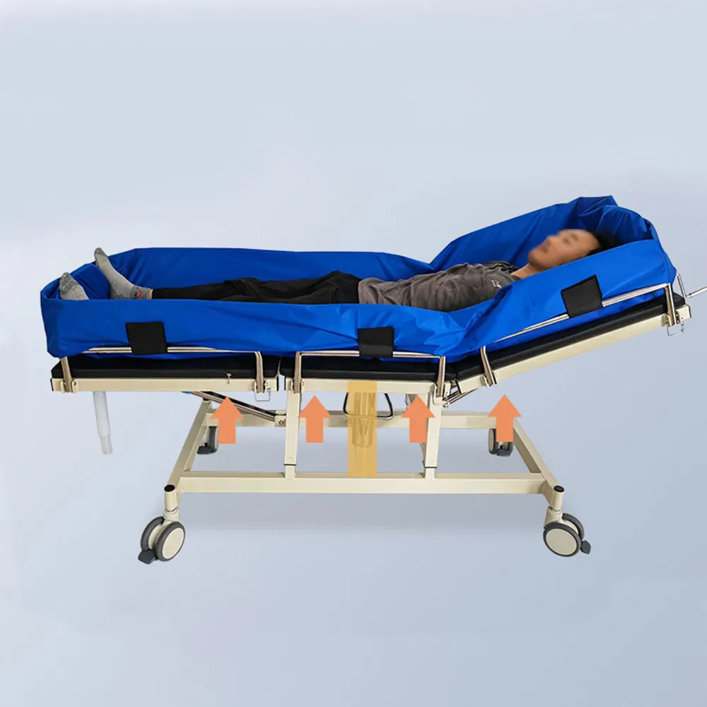 Medical Hydraulic System Shower Bed Hospital Patient Bath Bed