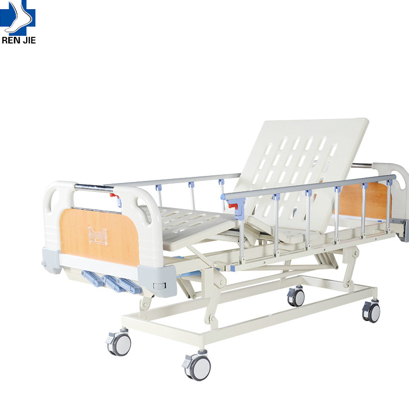 Manual Patient Trolleys Medical Folding Adjustable Ambulance Patient Transfer Emergency Bed
