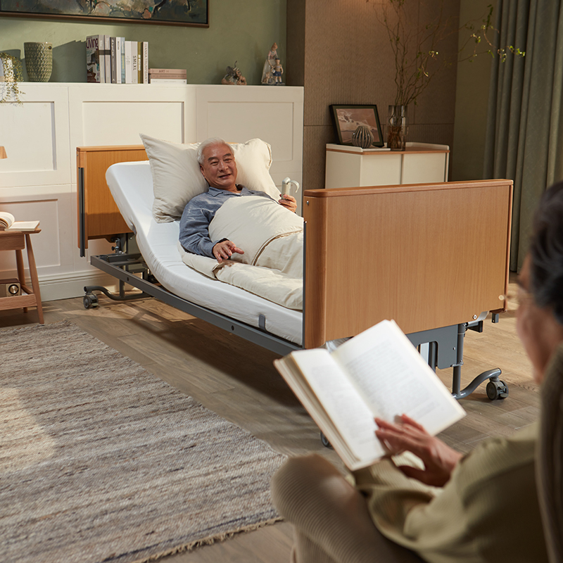 Ergonomic Electric Adjustable Bed for Senior Wellness and Relaxation