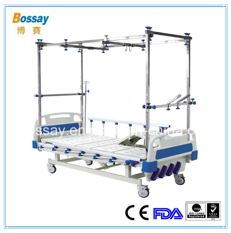 4-Cranks Orthopedic Hospital Bed Traction Medical Bed