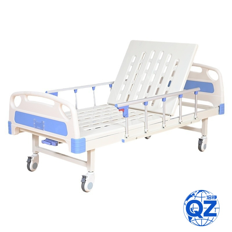 Single/Double Rocking Ward, Nursing Home Bed, Outpatient Bed, Three-Fold Adjustable Backrest and Leg Lift Bed, Hospital Bidding Medical Bed