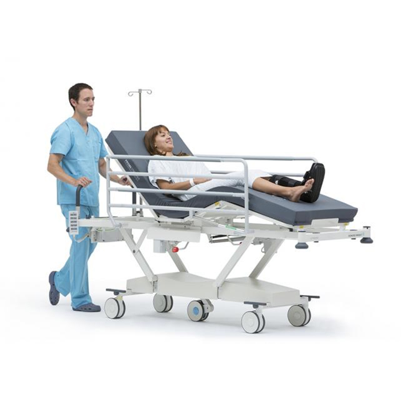 Medical Care Furniture Factory Wholesale Good Quality Mobile Hospital Emergency Transfer Bed Patient Theatre Trolley