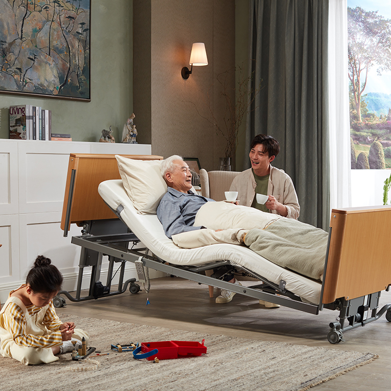 Tecforcare Electric Adjustable Bed with 5 Functions for Home Comfort