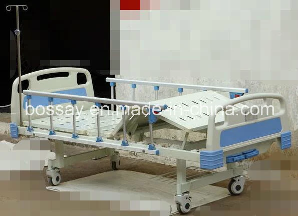 Medical Bed Manufacturer Two Crank Manual Hospital Bed (BS-828A)