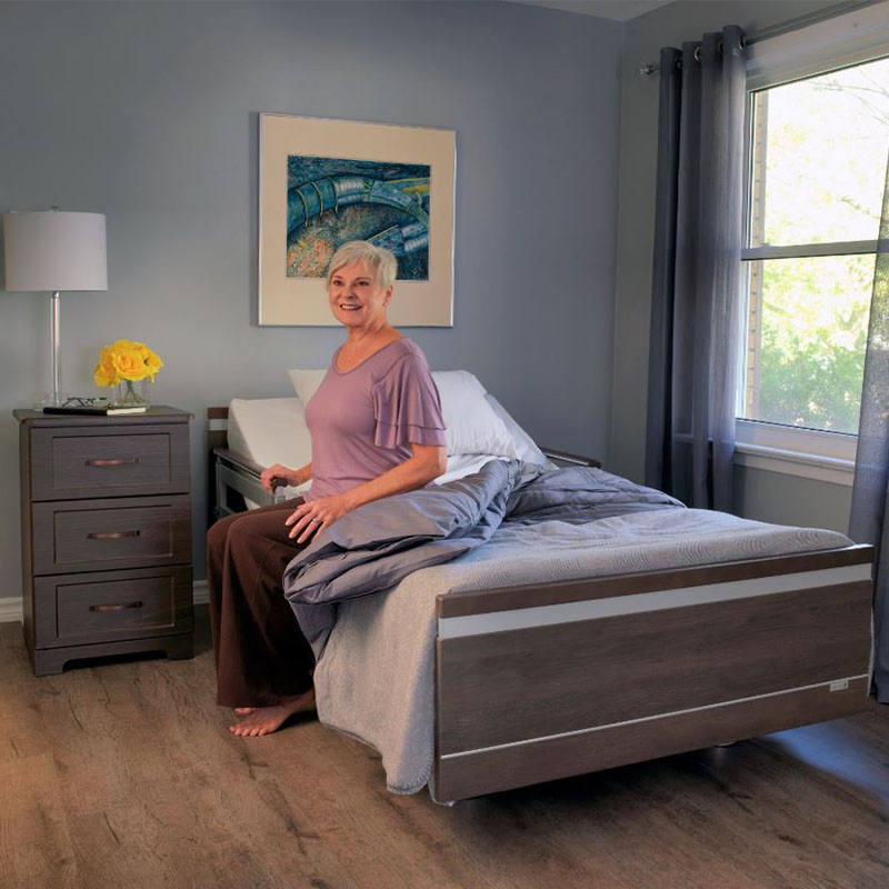 China Medical Health Furniture Factory Design Luxruy Foldable Jiecang Nursing Home Bed