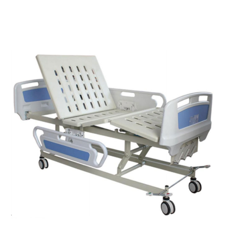 China Manufacturer Economic Medical Clinic Medical 3 Crank Manual Hospital Patient Bed