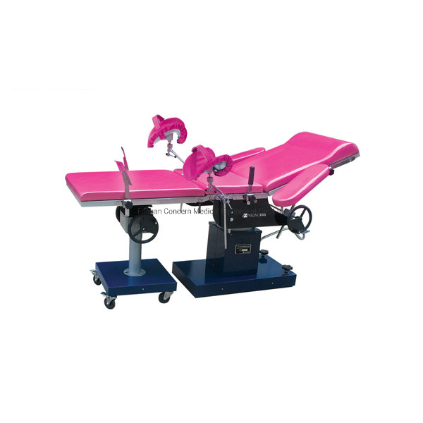 Medical Hospital Manual Hydraulic Gynaecology Obstetric Delivery Bed