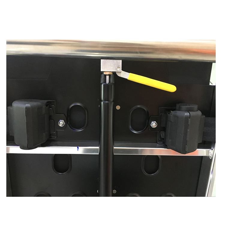 Adjustable Hydraulic Medical ABS Emergency Transport Stretchers Transfer Trolley Bed