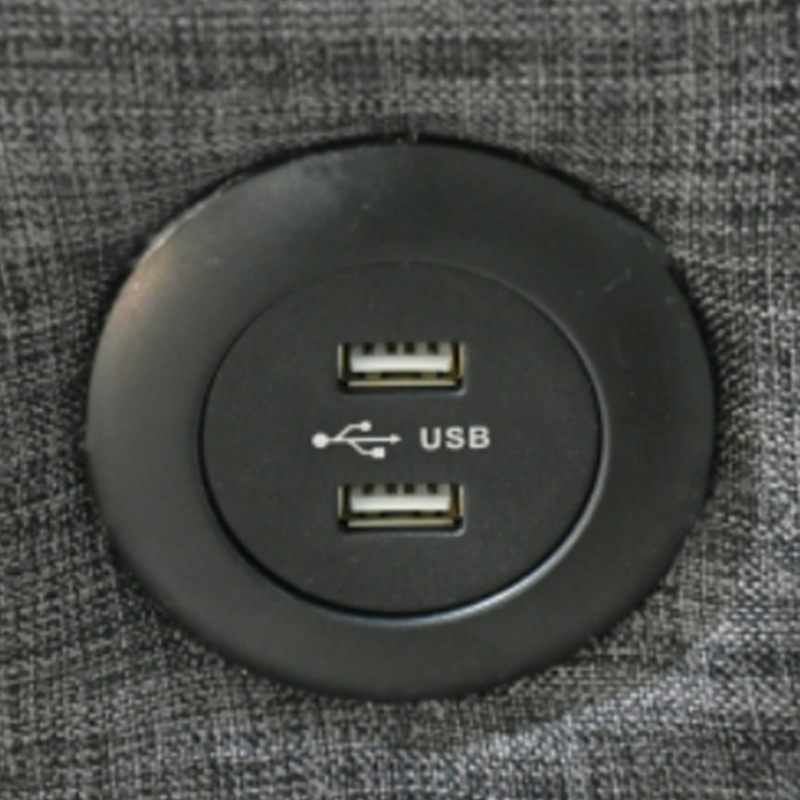 Head Tilt Lumbar Support Four Okin Motor System Wireless Remote Control Electric Adjustable Bed Base