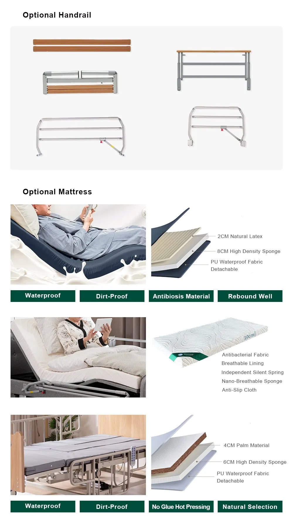 Electric Nursing Bed Detail