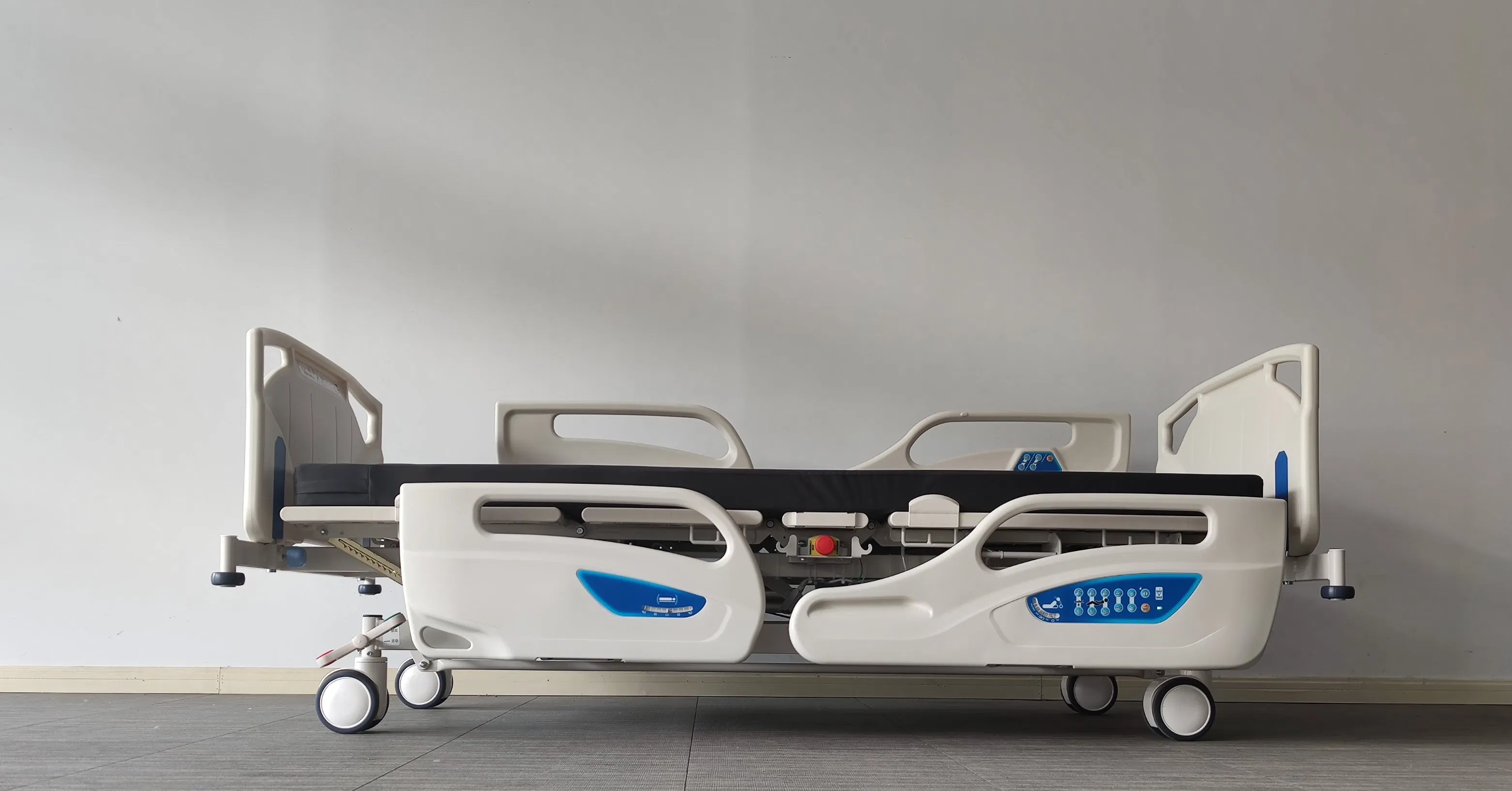 Hospital Furniture, Five Functions ICU Adjustable Electric Nursing Hospital Bed with Ce&amp; ISO