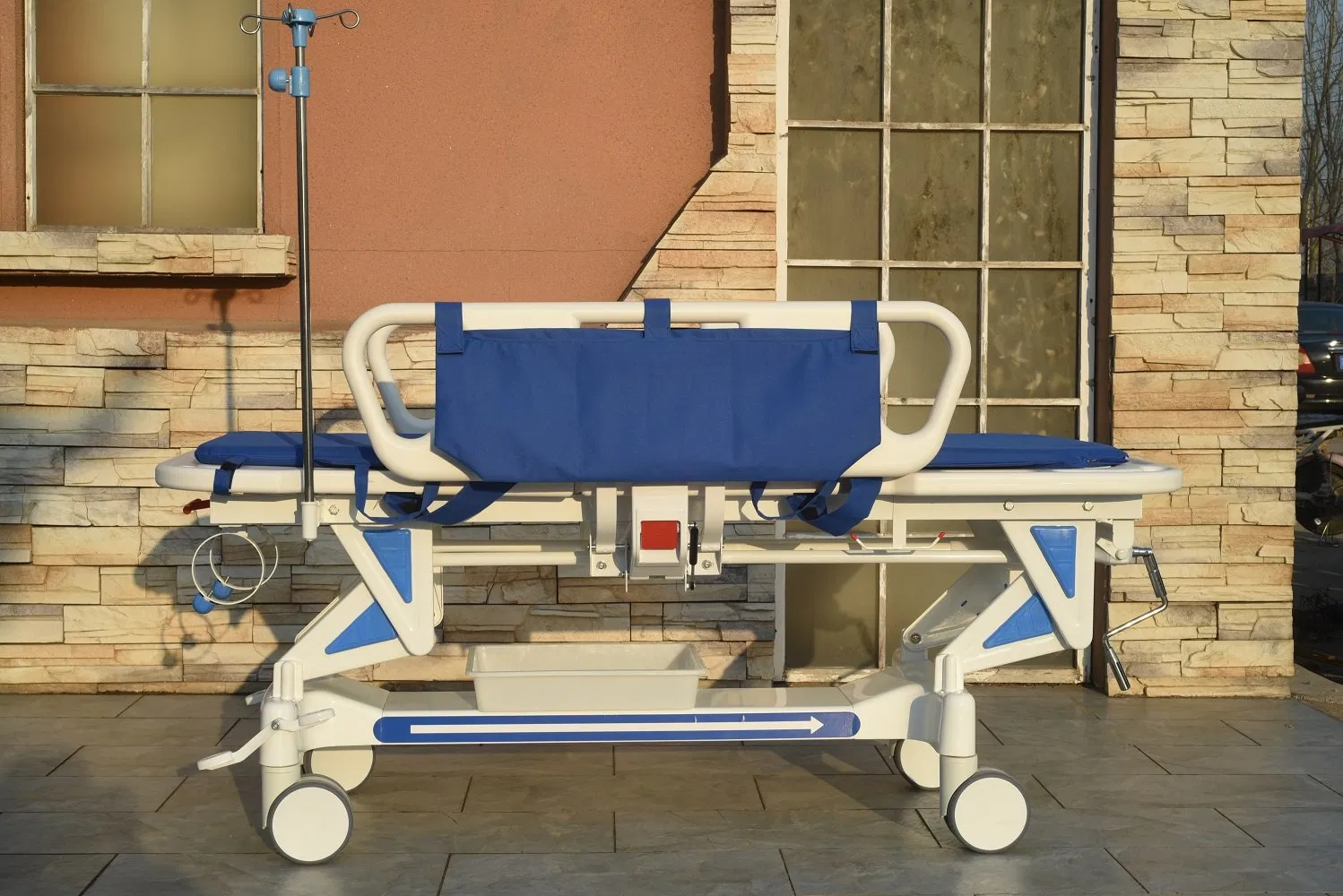 Medical Equipment Hospital Ambulance Stretcher Trolley Hospital Patient Emergency Transfer Stretcher Bed Medical