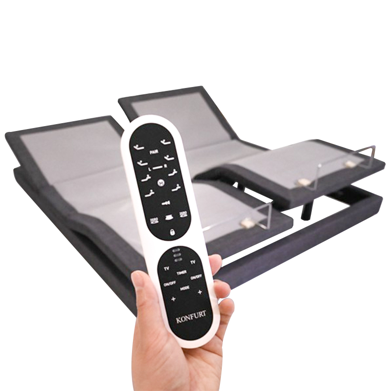 Electric Adjustable Split King Bed Frame with Wireless Remote Control for Customized Comfort